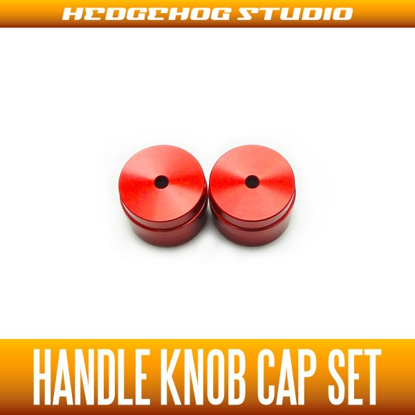 Photo1: [DAIWA] Handle Knob Cap (S size) RED  - 2 pieces - (1)