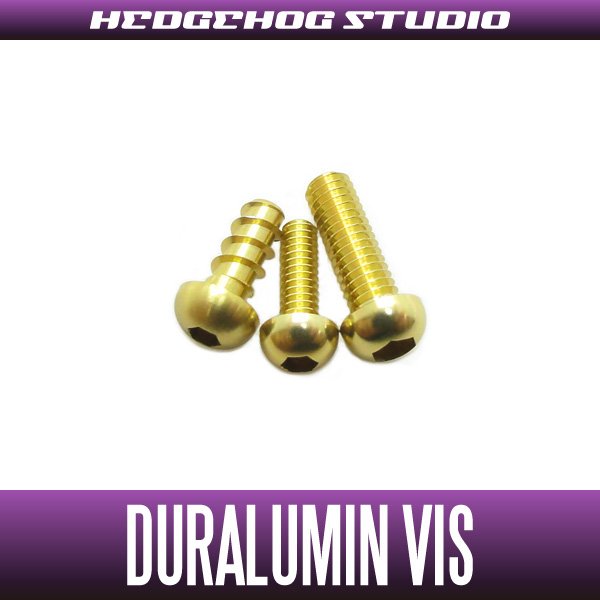 Photo1: 【Abu】 Duralumin Screw Set 5-6-8 【LTX】 CHAMPAGNE GOLD (1)