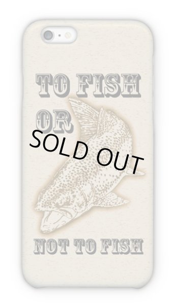 Photo1: 【Angler's Case】Cell-phone Case - TO FISH OR NOT TO FISH? - (built-to-order) (Product code： 2015072507) (1)