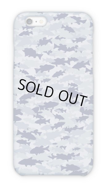 Photo1: 【Angler's Case】Cell-phone Case - BASS Camouflage - Light Blue (built-to-order) (Product code： 2015101318) (1)