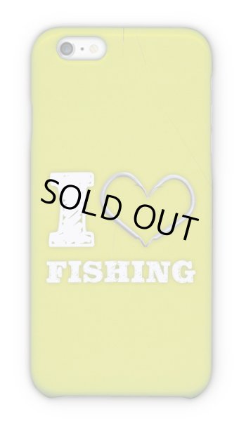 Photo1: 【Angler's Case】Cell-phone Case - I love Fishing - Green (built-to-order) (Product code： 2015090807) (1)