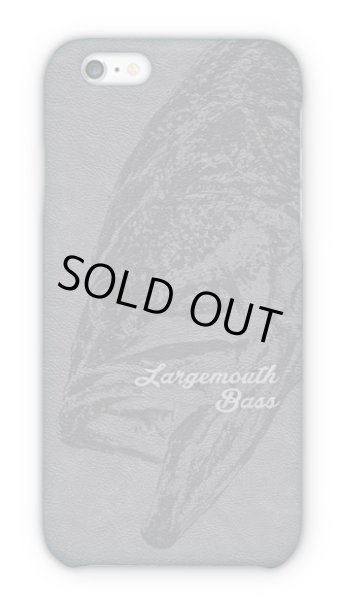 Photo1: 【Angler's Case】Cell-phone Case - BASS - GRAY (built-to-order) (Product code：2015030804) (1)