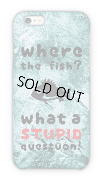 Photo1: 【Angler's Case】Cell-phone Case - where the fish? - (built-to-order) (Product code： 2015082501) (1)