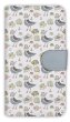 Photo1: 【Angler's Case】【Notebook Type】Cell-phone Case - Seamless Pattern of gull and fishes -  (built-to-order) (Product code：diary2015110719) (1)