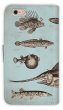 Photo2: 【Angler's Case】【Notebook Type】Cell-phone Case - Vintage Fish Picture Book  - Blue (built-to-order) (Product code：diary2015110501) (2)