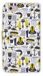 Photo2: 【Angler's Case】【Notebook Type】Cell-phone Case - Seamless Pattern of Fishing Tackle - (built-to-order) (Product code：diary2015110210) (2)