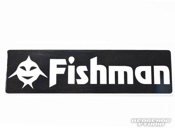 Photo1: [Fishman] Fishicon Fishman Sticker Black (code:FM1266) (1)