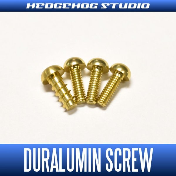 Photo1: 【SHIMANO】 Duralumin Screw Set 5-6-6-6 【CURADO】 CHANPAGNE GOLD (1)