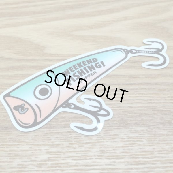 Photo1: 【B-SIDE LABEL STICKER】 Popper (GREEN/ORANGE) (BSL026) (1)