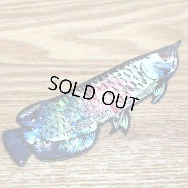 Photo1: 【B-SIDE LABEL STICKER】 Arowana - RED (BSL006) (1)