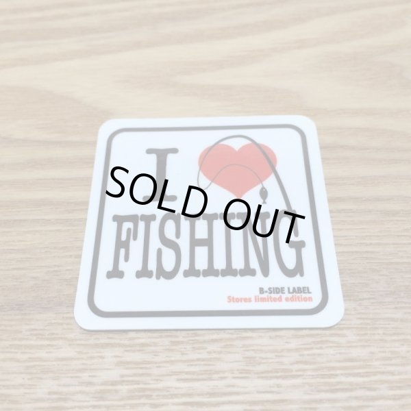 Photo1: 【B-SIDE LABEL STICKER】 I Love Fishing (BSL032) (1)