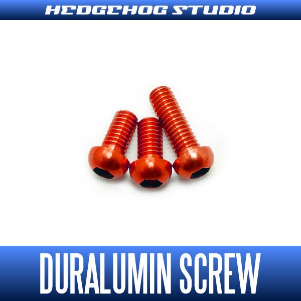 Photo1: 【DAIWA】 Duralumin Screw Set 5-5-8 【TD-ZILLION】 RED (1)