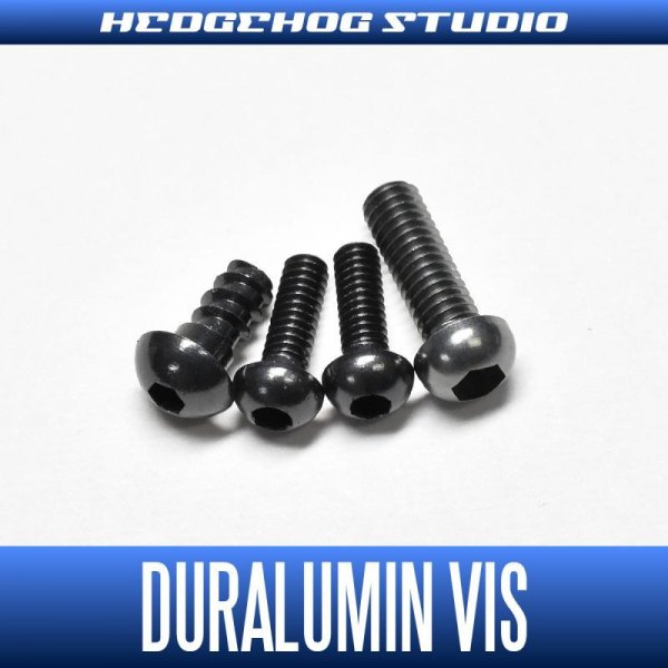 Photo1: 【Abu】 Duralumin Screw Set 5-6-6-8 【REV16】 GUNMETAL (1)