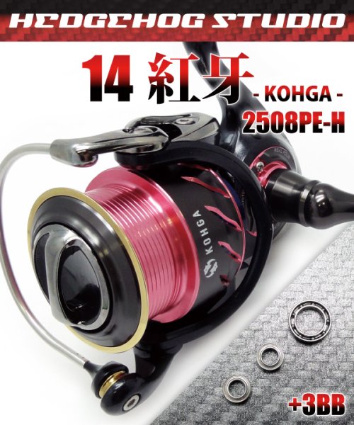 Photo1: 14紅牙 - KOHGA - 2508PE-H  Full Bearing Kit (1)