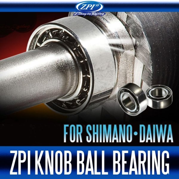Photo1: [ZPI] Antirust Handle Knob Bearing (For SHIMANO / DAIWA) 4mm×7mm×2.5mm (2 pieces) (1)