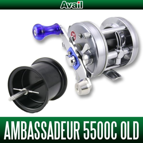 Photo1: [Avail] Abu Microcast Spool OLD5530C70'S for Ambassadeur 5500C 70's [Spool rim 3mm] [Black] (1)