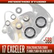 Photo2: 17 EXCELER 2004, 2004H, 2500, 2506H, 2508RH, 2506H-DH, 3000, 3012H MAX9BB Full Bearing Kit (2)