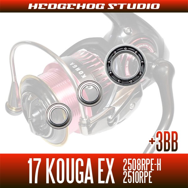 17 紅牙 KOHGA EX 2508RPE-H,2510RPE Full Bearing Kit