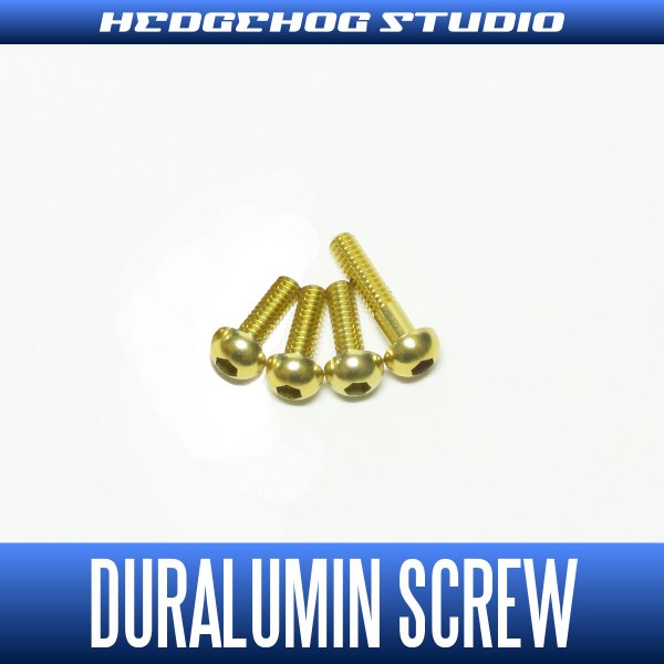 Photo1: 【SHIMANO】Duralumin Screw Set 6-6-6-9 【16-17炎月】 CHAMPAGNE GOLD (1)