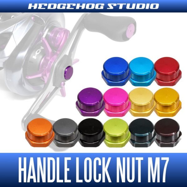 Photo1: [SHIMANO] Handle Lock Nut M7 for SHIMANO original handles *Compatible with latest models (1)