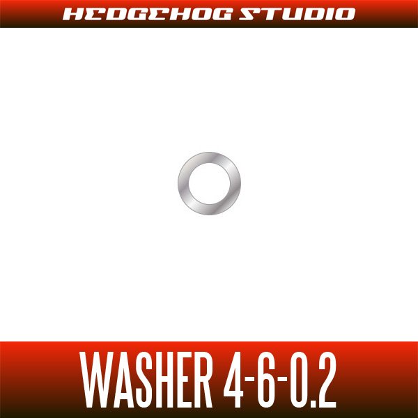 Photo1: Line roller washer for SHIMANO 4mm×6mm×0.2mm (1)