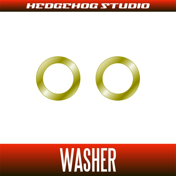 Photo1: P-WA 8mm×12mm×0.50mm - Brass clearance adjust washer (2 Pieces) (1)