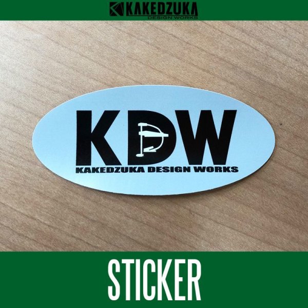 Photo1: [KAKEDZUKA DESIGN WORKS] KDW logo sticker (KDW-001) (1)