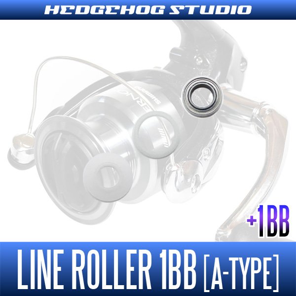 Photo1: Line Roller 1 Bearing Upgrade Kit [A-Type] for SHIMANO spinning reels (1)