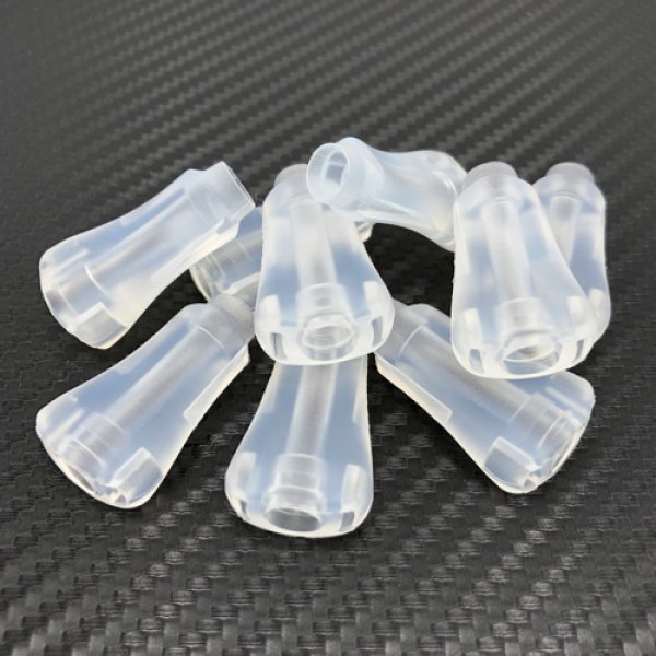 Photo1: [DLIVE] Silicon Fit Handle Knob (CLEAR Color) for SHIMANO, DAIWA Genuine Handles and DLIVE Handles (1)