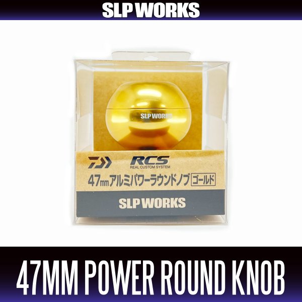 Photo1: [DAIWA/SLP WORKS] RCS 47mm Aluminum Round Shaped Power Knob GOLD (1)