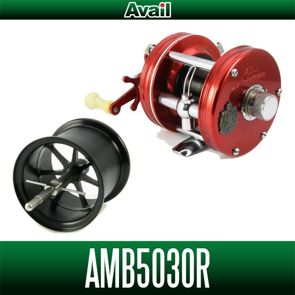 Photo1: [Avail] ABU Microcast Spool [AMB5030R] for Ambassadeur 5000 Bronze Bushing Model (Spool rim level: 3.0mm for Bronze Bushing Model) (1)