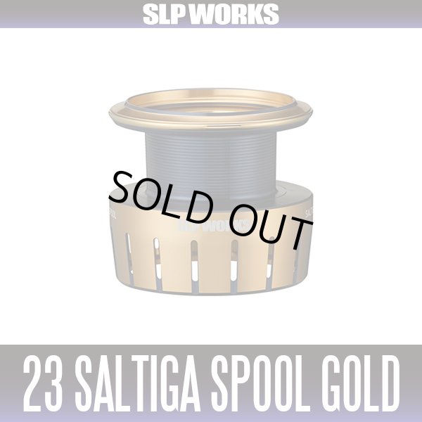 Photo1: [DAIWA/SLP WORKS] 23 SALTIGA Shallow Spool [GOLD] Various sizes (1)