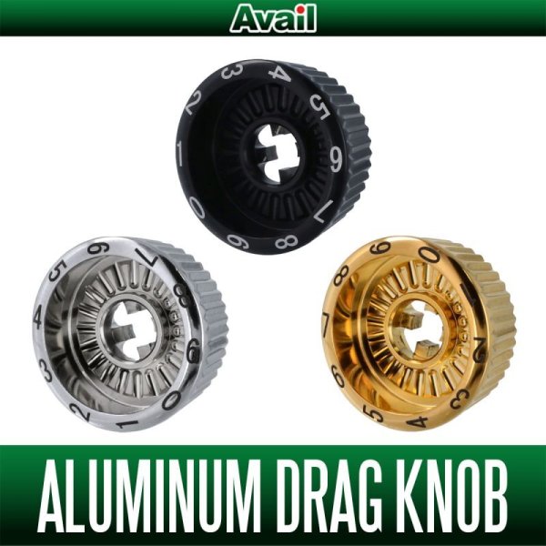 Photo1: [Avail] ABU Aluminum Drag Knob for Cardinal 3 [TYPE2] (1)