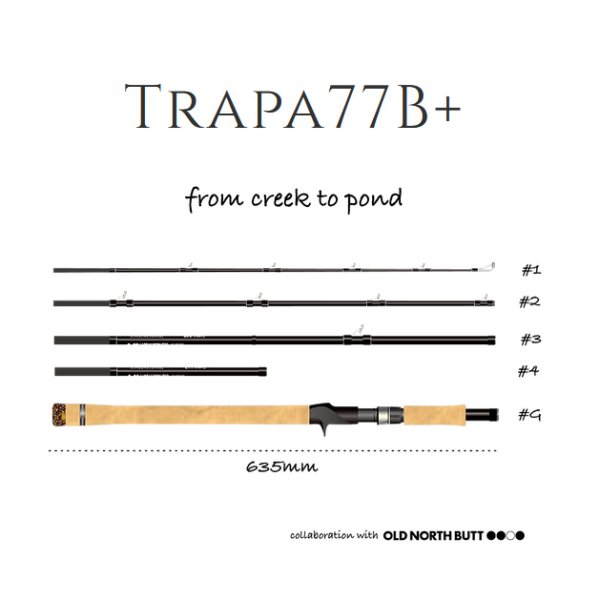 Photo1: [TRANSCENDENCE] Trapa77B+ (Rod) (1)