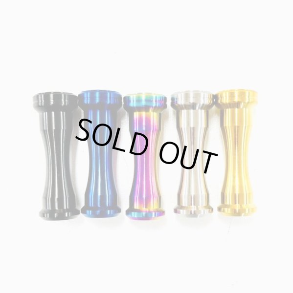 Photo1: [ZPI] Machine Cut Handle Knob 64 Titanium MCK64T (1)