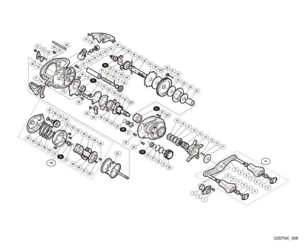 Photo1: [SHIMANO] Genuine Spare Parts for 21 SLX BFS R Product code: 043689 **Back-order (Shipping in 3-4 weeks after receiving order) (1)