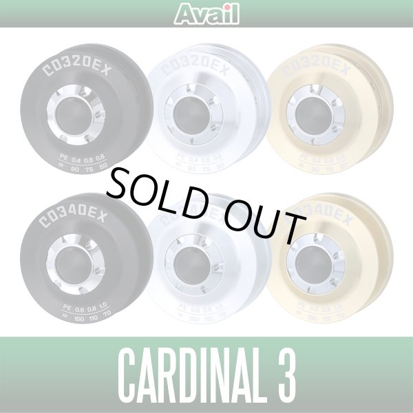 Photo1: [Avail] ABU Aluminum Spool for ABU Cardinal 3 Series [CD320EX, CD340EX] (1)