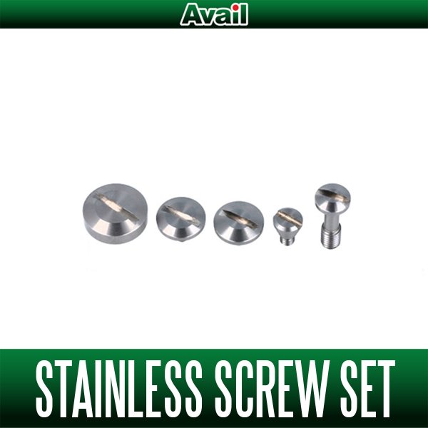 Photo1: [Avail] ABU Stainless Screw Set for Cardinal 3 [CD3-SC-SET-SUS] (1)