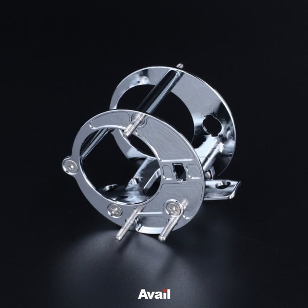 Photo4: [Avail] ABU Offset frame [MF7.5] for Ambassadeur 2500C/2501C (Machine Cut Foot) [AOF-MF75-2500C] [AOF-MF75-2501C] (4)