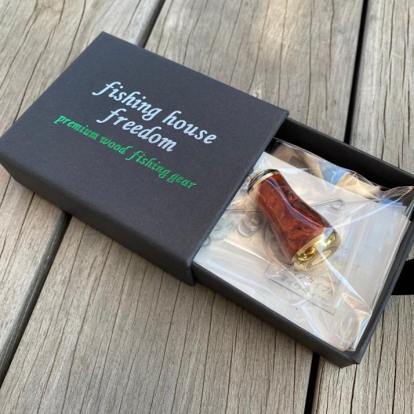 Photo10: [FHF/fishing house freedom] Wood Handle Knob Round Shape Maple (1 piece) F-05 (10)