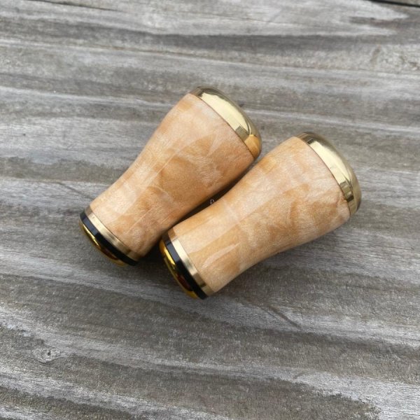Photo5: [FHF/fishing house freedom] Wood Handle Knob Round Shape Maple (1 piece) F-05 (5)