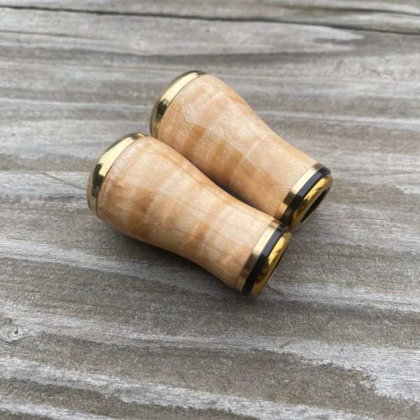 Photo4: [FHF/fishing house freedom] Wood Handle Knob Round Shape Maple (1 piece) F-05 (4)