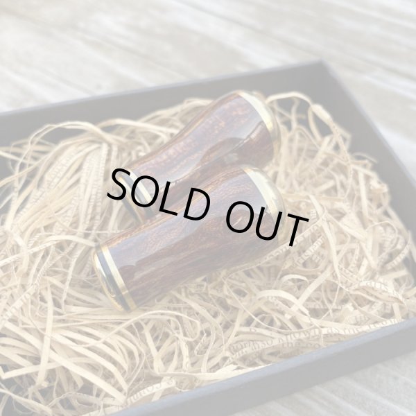 Photo6: [FHF/fishing house freedom] Wood Handle Knob Round Shape Rosewood ("Karin") (1 piece) F-16 (6)