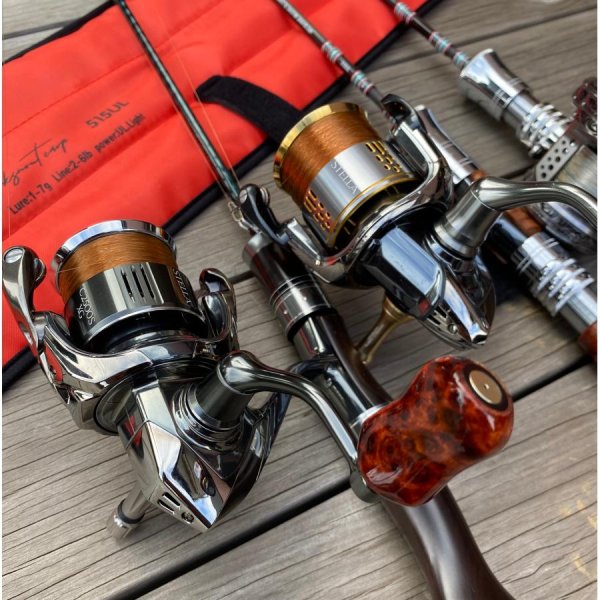 Photo4: [FHF/fishing house freedom] Wood Handle Knob Oval Shape A Rank Premium &quot;Karin&quot; (Padouk) Monochrome Burl (1 piece) F-19 (4)