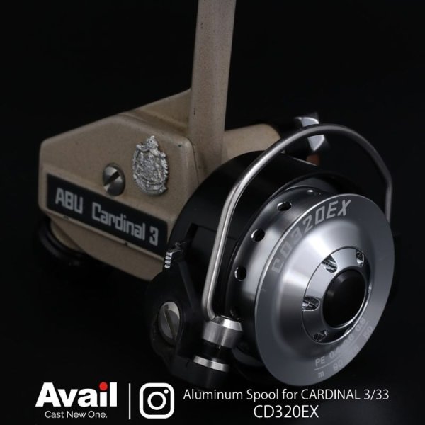Photo4: [Avail] ABU Aluminum Spool for ABU Cardinal 3 Series [CD320EX, CD340EX] (4)