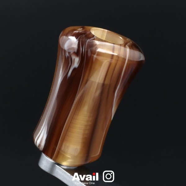 Photo8: [Avail] Marble Flat Handle Knob Short - 1 piece (8)