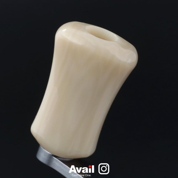 Photo11: [Avail] Marble Flat Handle Knob Short - 1 piece (11)