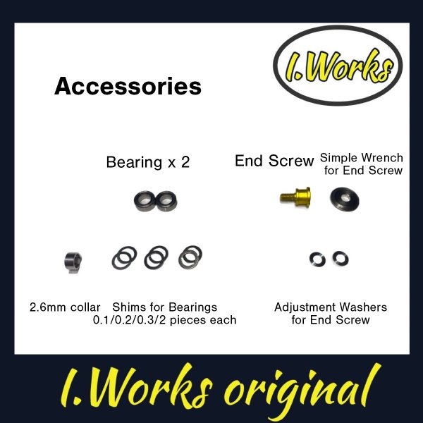 Photo2: [I.Works] Original Handle Knob [fin-g] (1 piece) (2)