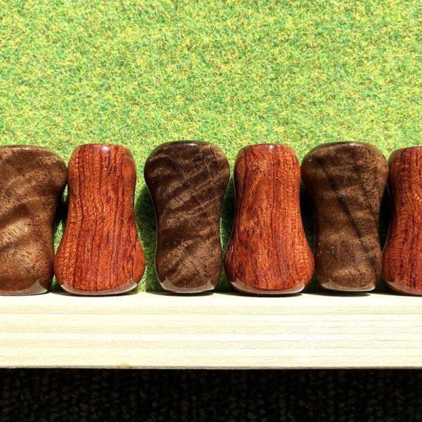 Photo8: [Pletry] Selected Natural Wood Small Gourd Knob (1 piece) (8)