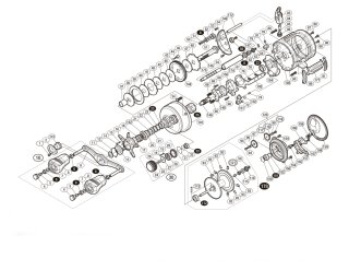SHIMANO] 18, 15 CALCUTTA CONQUEST 300/400 Genuine Parts List